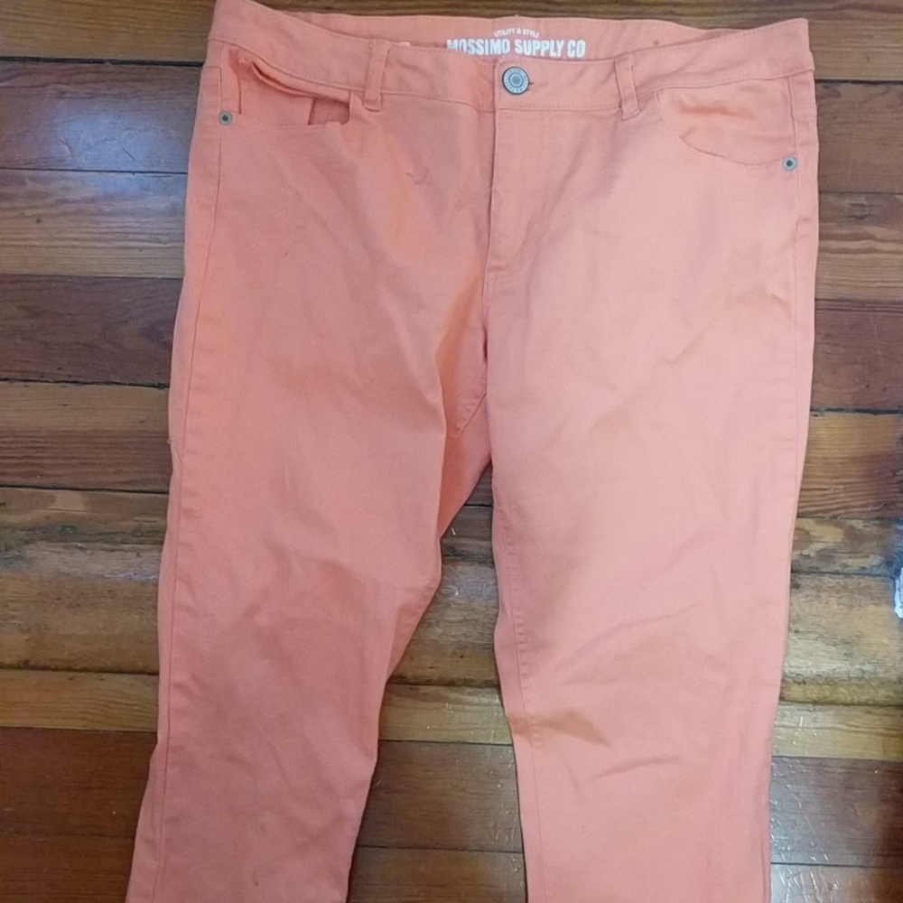 Mossimo Orange Skinny Jeans